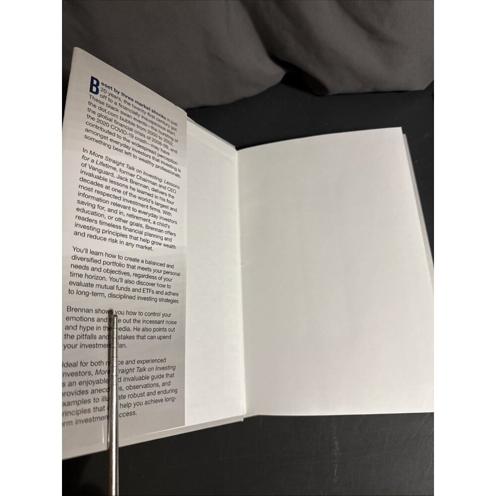 More Straight Talk on Investing: Lessons for a Lifetime - Hardcover - VERY GOOD - Picture 3 of 5